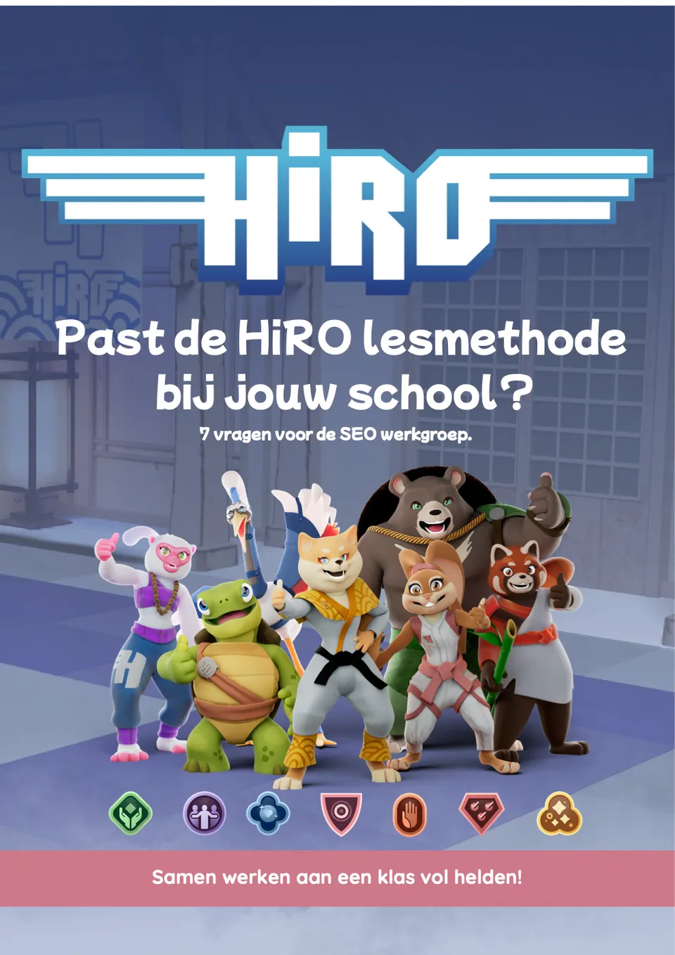 Voorkant van het document Past de HiRO lesmethode bij jouw school?